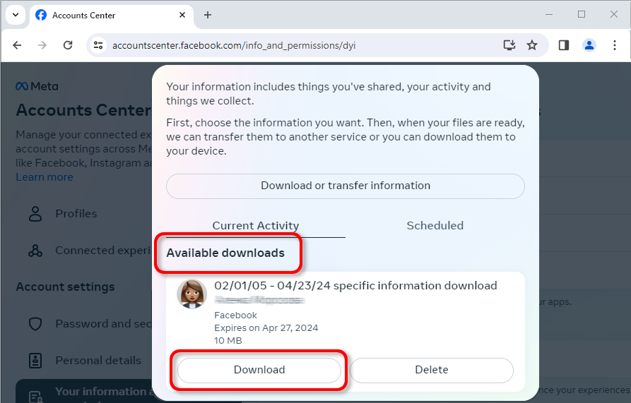 قم بتنزيل ملف .zip على جهاز الكمبيوتر الخاص بك